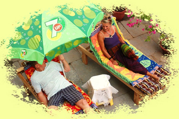 Steve and Fran, Owners of Mount Valley Goa Steve and Fran, Owners of Mount Valley Goa