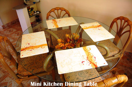 Mount Valley Goa, Mini Kitchen Dining Table